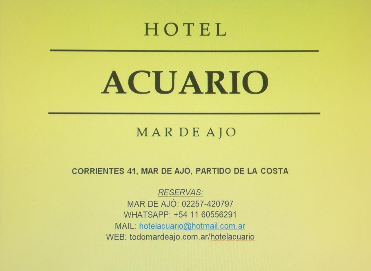 Hotel Acuario Mar de Ajó Exteriör bild